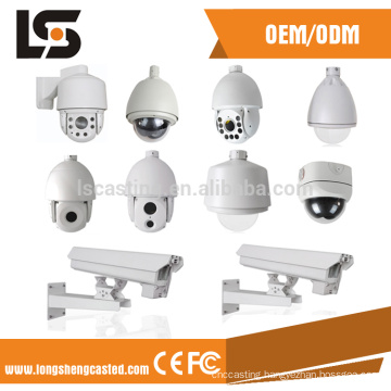 Large casting parts China customized high precision aluminum die casting cctv camera housing with world-class equipments
